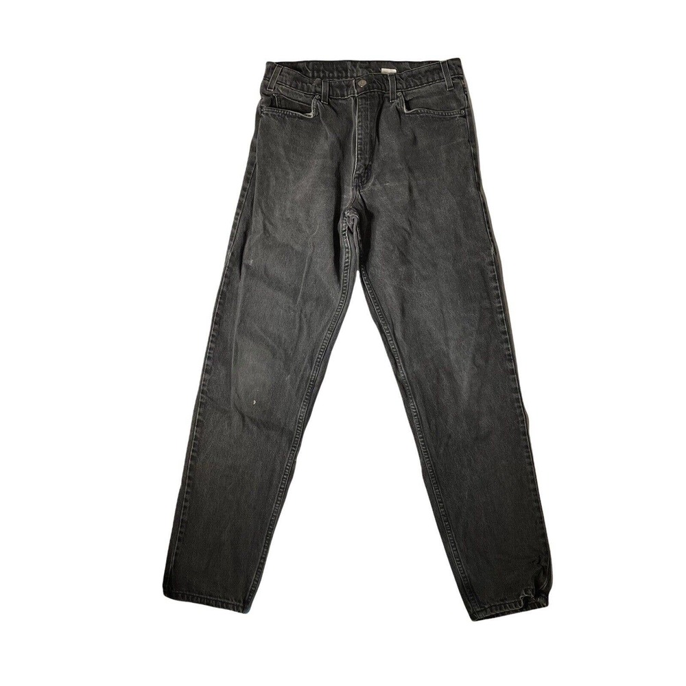 Vintage Levis 550 Jeans Mens 34x34 (32x33) Black Relaxed‎ Fit Tapered Leg